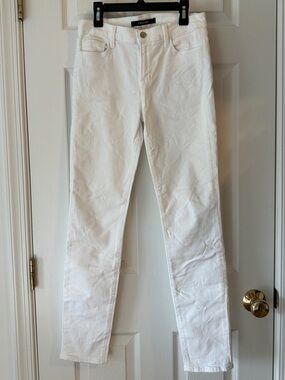 J Brand White Women's Skinny Jeans - Size 28